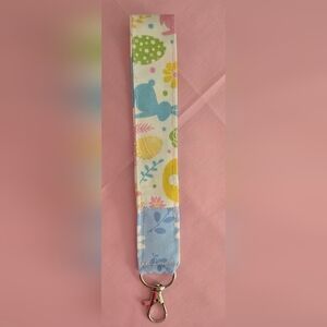 Easter Themed Keychain Wristlet Hand Sewn